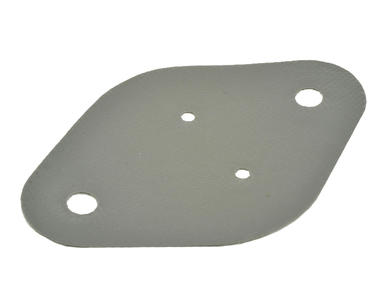 Pad; TO3; TO-3 42x29x0.3mm; silicone; 30mm; 43mm; 0,3mm; with hole; RoHS