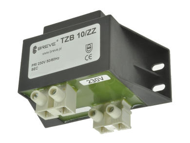 Transformer; with fastening; TZB10/ZZ 230/24V; 230V; 24V; 0,41A; 10VA; screw; Breve