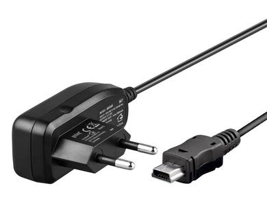 Power Supply; Charger; plug; ZSI-78473; 5V DC; 1A; 5W; miniUSB; with cable; 100÷240V AC; Goobay; RoHS
