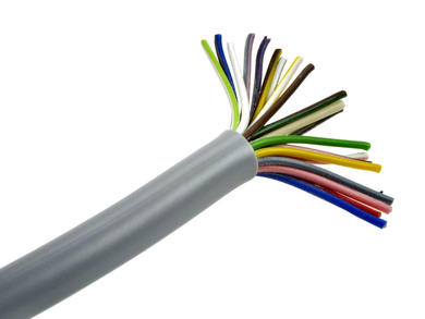 Wire; data transmission; Technotronik; LIYY; 20x0,25mm2; stranded; Cu; gray; PVC; round; 300V; 100m reel; Technokabel; RoHS