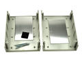 Enclosure; for instruments; desktop; G768A; ABS; 190mm; 140mm; 80mm; light gray; aluminum ends; Gainta; RoHS