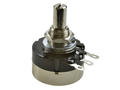 Potentiometer; shaft; single turn; RV24YN-5k/ TC24B502-k; 5kohm; linear; 10%; 0,25W; axis diam.6,00mm; 20mm; metal; smooth; 280°; wire-wound; solder; Omter