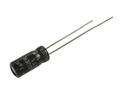 Capacitor; electrolytic; 1uF; 50V; RT1; KE 1.0/50/5x11; diam.5x11mm; 2mm; through-hole (THT); bulk; Leaguer; RoHS