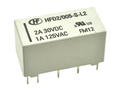Przekaźnik; bistabilny; HFD2-005-S-L2; 5V; DC; 2 styki przełączne; 2 cewki; 2A; 125V AC; 2A; 30V DC; do druku (PCB); Hongfa; RoHS