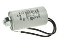 Capacitor; motor; I150V550-H; MKSP; 5uF; 450V AC; fi 30x53mm; with cables; screw with a nut; Miflex; RoHS
