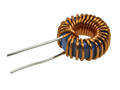 Inductor; wire toroidal; DTMSS-16/0,033/6,3-V; 33uH; 6,3A; fi 20x4,5x10mm; through-hole (THT); vertical; 9mm; 0,018ohm; Feryster; RoHS