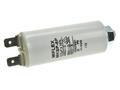 Capacitor; motor; I150V520K-B; MKSP; 2uF; 450V AC; fi 25x58mm; 6,3mm connectors; screw with a nut; Miflex; RoHS