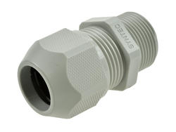 Cable gland; A1555.25.1.17; polyamide; IP68; light gray; M25; 10÷17mm; with metric thread; Agro; RoHS