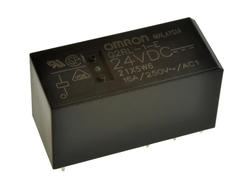Przekaźnik; elektromagnetyczny miniaturowy; G2RL-1-E-24VDC; 24V; DC; 1 styk przełączny; 16A; 250V AC; 16A; 24V DC; do druku (PCB); do gniazda; Omron; RoHS