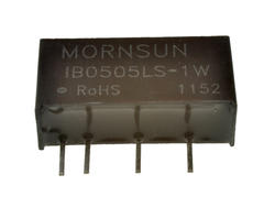 Przetwornica; IB0505LS-1WR3; konwerter DC/DC; 5V (4,5÷5,5)V; DC; 5V; DC; 200mA; 1W; izolowany; 1kV; SIL7; przewlekany (THT); Mornsun; RoHS