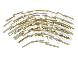 Resistors set; 330szt.; carbon film; ZR-1/25-330; 0,25W; 10÷10000000ohm; 5%; through-hole (THT)