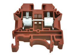 Connector; DIN rail mounted; DK6N-RD; red; screw; 0,5÷6mm2; 50A; 600V; 1 way; Dinkle; RoHS