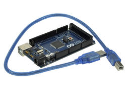 Moduł; odpowiednik do ARDUINO MEGA R3; A-MEGA-R3; ATmega2560; I2C; PWM; SPI; USB; UART; 7÷12V; 8 KB; 54; 256 KB; 4 KB; kołkowe; zasilające DC; komunikacja USB: Atmega16U2; z przewodem USB