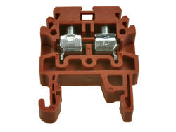 Connector; DIN rail mounted; DK2.5S-RD; red; screw; 0,5÷2,5mm2; 20A; 300V; 1 way; Dinkle; RoHS