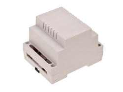 Enclosure; DIN rail mounting; Z100J; ABS; 70mm; 89mm; 65mm; light gray; 4 modules; Kradex; RoHS; black hitch 1 pc; screw 3/23 4 pcs; plug 1 ps