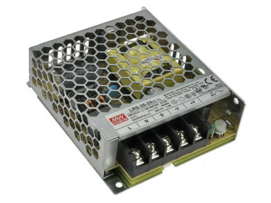 Power Supply; modular; LRS-35-24; 24V DC; 1,5A; 36W; LED indicator; Mean Well