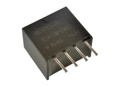 Power Inverter; B2415M-2WR2; DC/DC converter; 24V (21,6÷26,4)V; DC; 15V; DC; 130mA; 2W; insulated; 1,5kV; SIL4; through hole (THT); Mornsun; RoHS