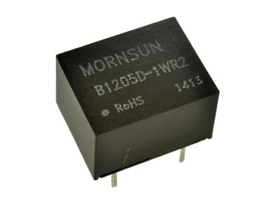 Power Inverter; B1205D-1W; DC/DC converter; 12V (10,8÷13,2)V; DC; 5V; DC; 200mA; 1W; insulated; 1kV; DIL08; through hole (THT); Mornsun; RoHS