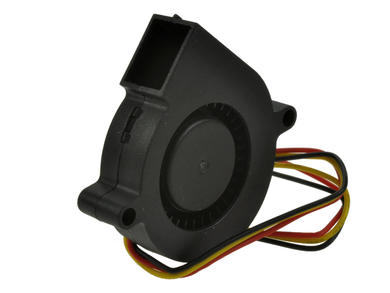 DC Blower; JD5015LX12HS; 50x50x15mm; slide bearing; 12V; DC; 5,95m3/h; 25,8dB; 90mA; 3900RPM; 3 wires; JINGA ELECTRONIC; 320mm