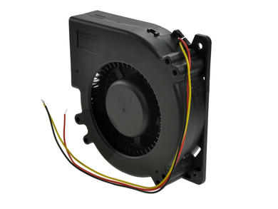 DC Blower; JD12032LX24HS; 120x120x32mm; slide bearing; 24V; DC; 48,5m3/h; 43,8dB; 350mA; 1900RPM; 3 wires; JINGA ELECTRONIC; 280mm