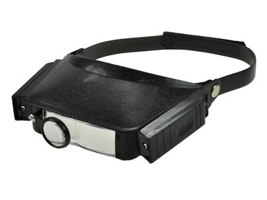 Magnifier; with backlight; VTMG6; x4,8; x3,7; x2,3; x1,8; plastic; black; 200x60x140mm