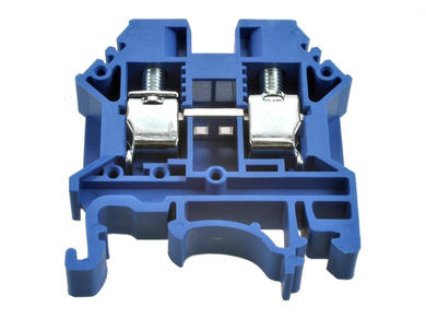 Connector; DIN rail mounted; DK6N-BL; blue; screw; 0,5÷6mm2; 50A; 600V; 1 way; Dinkle; RoHS