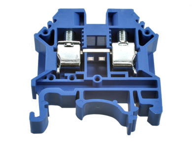 Złączka; na szynę DIN; DK6N-BL; niebieski; śrubowy; 0,5÷6mm2; 50A; 600V; 1 tor; Dinkle; RoHS