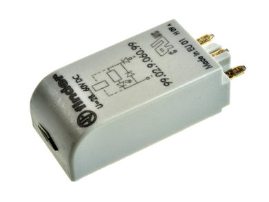 Module; protective; signaling; 99.02.9.060.99; 28÷60V; DC; green; N polarization; for socket; grey; Finder; RoHS