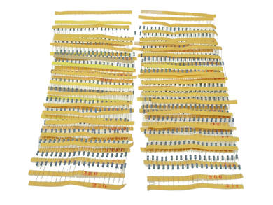 Zestaw rezystorów; 700szt.; węglowy; ZR-1/25-700; 0,25W; 1÷1000000ohm; 1%; przewlekany (THT)