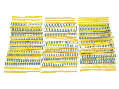 Zestaw rezystorów; 700szt.; węglowy; ZR-1/2-700; 0,5W; 1÷1000000ohm; 1%; przewlekany (THT)