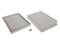 Enclosure; multipurpose; Z46J; polystyrene; 198mm; 145mm; 53mm; light gray; Kradex; RoHS