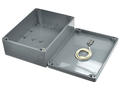 Enclosure; multipurpose; G3127; ABS; 200mm; 150mm; 75mm; IP65; dark gray; recessed area on cover; Gainta; RoHS