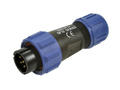 Wtyk; SP1310/P7I-N; 7 torów; lutowany; 0,75mm2; 4-6,5mm; SP13; na przewód; IP68; 5A; 125V; Weipu; RoHS