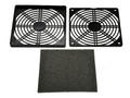 Fan cover with filter; FGP-120; 120x120mm; plastic; Maxair (Ya-Cool); RoHS