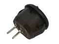 Switch; rocker; SW2737; ON-OFF; 1 way; black; no backlight; bistable; through hole; 13,5mm; 2 positions; 1,5A; 250V AC; Canal