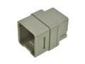 Socket; HAN Q; 09120213101; 21 ways; 3A; polycarbonate; straight; screw; 10A; 250V; grey; IP65; Harting; RoHS