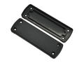 Plug; ALUG704-ALU PANEL; aluminum; black; Gainta; RoHS