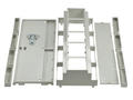 Enclosure; DIN rail mounting; D12MG; ABS; 212mm; 90,2mm; 57,5mm; light gray; snap; Gainta; RoHS; no gasket