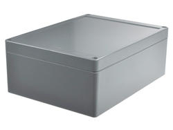 Enclosure; multipurpose; G3127; ABS; 200mm; 150mm; 75mm; IP65; dark gray; recessed area on cover; Gainta; RoHS