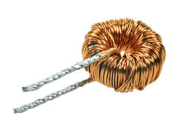 Inductor; wire toroidal; DTMSS-16/0,022/8,0-V; 22uH; 8A; fi 20x4,5x10mm; through-hole (THT); vertical; 9mm; 16,6mohm; Feryster; RoHS