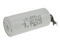 Kondensator; silnikowy (rozruchowy); I150V616K-G1; MKSP; 16uF; 450V AC; fi 35x78mm; z przewodami; Miflex; RoHS Kondensator; silnikowy (rozruchowy); I150V616K-G1; MKSP; 16uF; 450V AC; fi 35x78mm; z przewodami; Miflex; RoHS