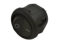 Switch; rocker; SW2737; ON-OFF; 1 way; black; no backlight; bistable; through hole; 13,5mm; 2 positions; 1,5A; 250V AC; Canal