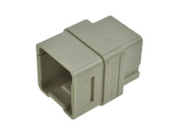 Socket; HAN Q; 09120213101; 21 ways; 3A; polycarbonate; straight; screw; 10A; 250V; grey; IP65; Harting; RoHS