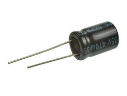 Kondensator; elektrolityczny; 470uF; 35V; TK; TKR471M1VG16M; fi 10x16mm; 5mm; przewlekany (THT); luzem; Jamicon; RoHS