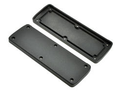 Plug; ALUG708-ALU PANEL; aluminum; black; Gainta; RoHS