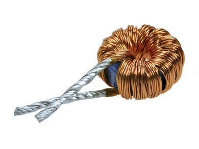Inductor; wire toroidal; DTMSS-16/0,01/15-V; 10uH; 15A; fi 22x2,25x11mm; vertical; through-hole (THT); 9mm; 4,3mohm; Feryster; RoHS