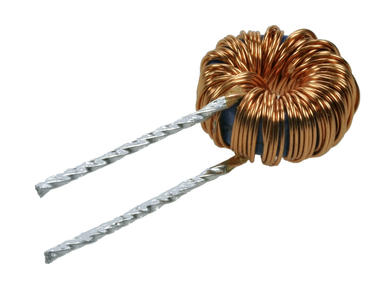 Inductor; wire toroidal; DTMSS-12,5/0,010/6,0-V; 10uH; 6A; fi 16,5x3x8mm; vertical; through-hole (THT); 7,5mm; 13,9mohm; Feryster; RoHS