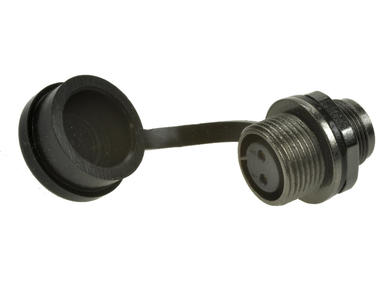 Socket; ST1212/S2; 2 ways; solder; 2,0mm2; ST12; for panel; 12mm; IP67; 13A; 250V; Weipu; RoHS