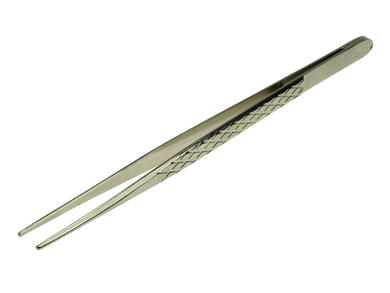 Tweezers; PZ7; 160mm; straight; metal