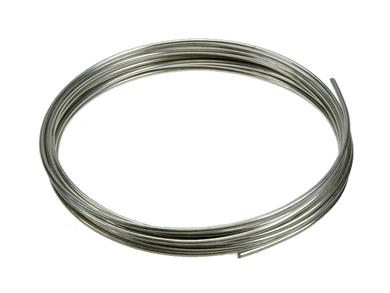 Silver plated wire; DSM02-3,5m; solid; Cu; silver plated; 2mm; -200...+800°C; 100g reel; Innovator; RoHS